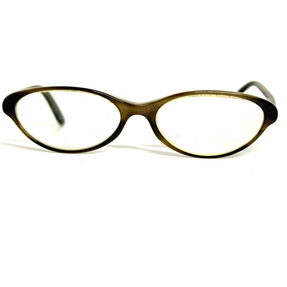 Kate Spade Elyce N7U Oval Eyeglasses Olive Green Brown Tortoise Frames Italy 135
